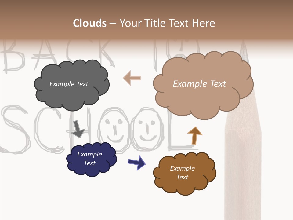Color School Children PowerPoint Template
