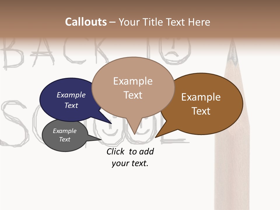 Color School Children PowerPoint Template