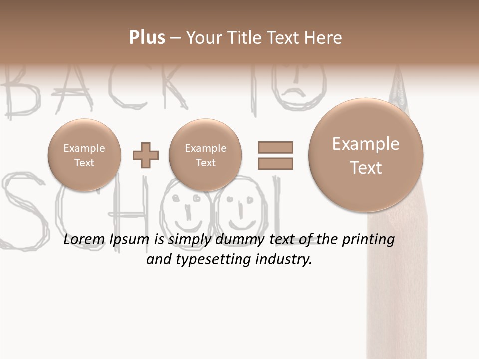 Color School Children PowerPoint Template