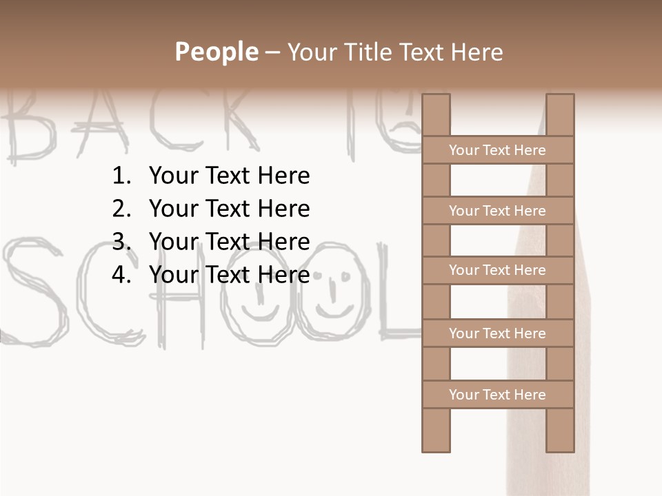 Color School Children PowerPoint Template