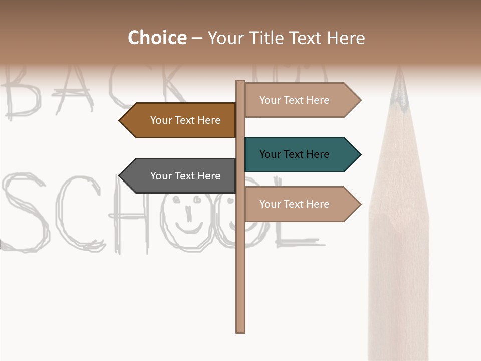 Color School Children PowerPoint Template