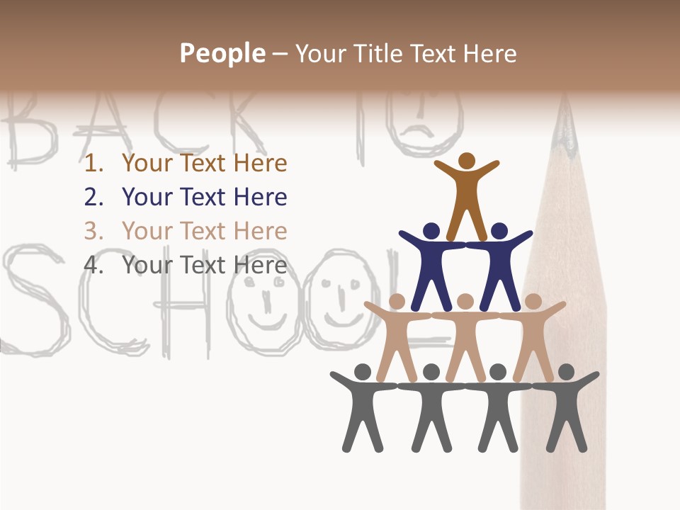 Color School Children PowerPoint Template