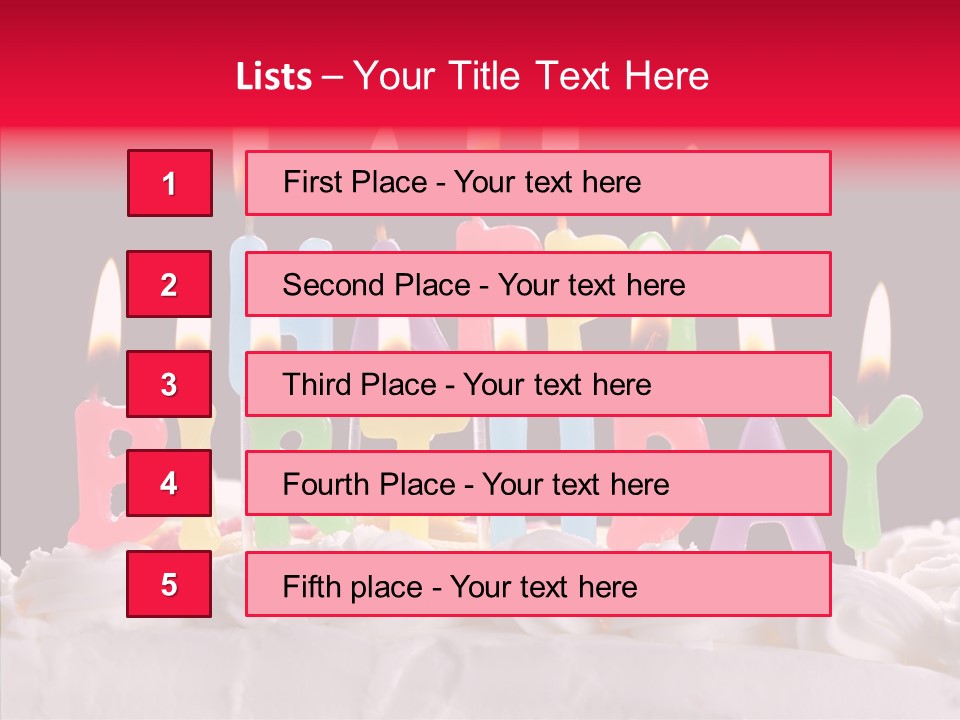 Text Bright Food PowerPoint Template