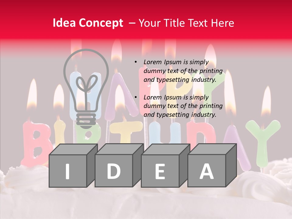 Text Bright Food PowerPoint Template