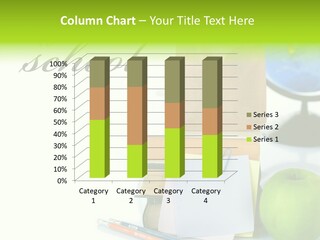 Globe Isolated Desk PowerPoint Template