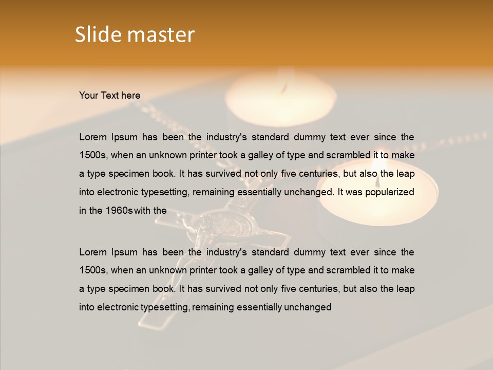 Book Believe Catholic PowerPoint Template