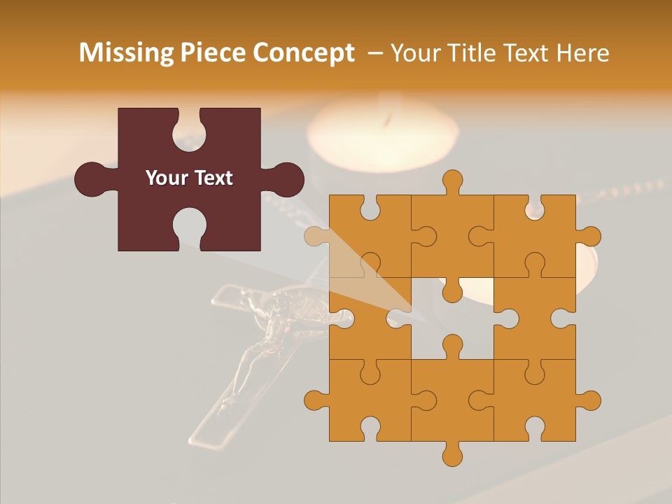 Book Believe Catholic PowerPoint Template