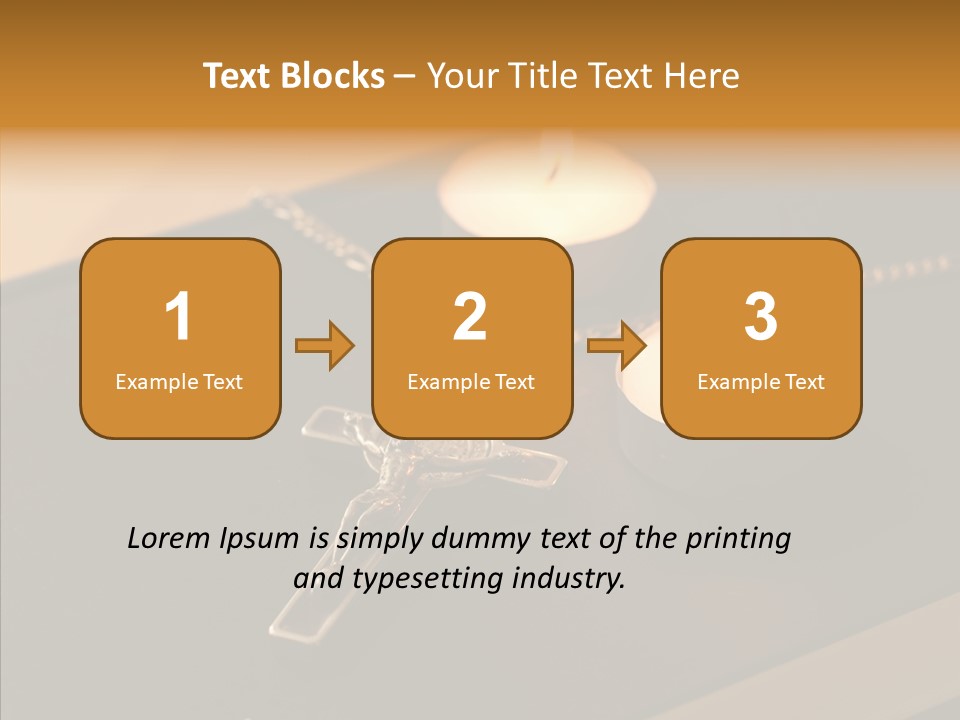 Book Believe Catholic PowerPoint Template