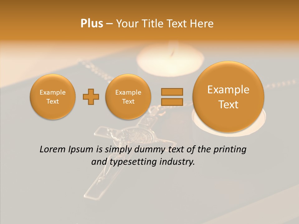 Book Believe Catholic PowerPoint Template
