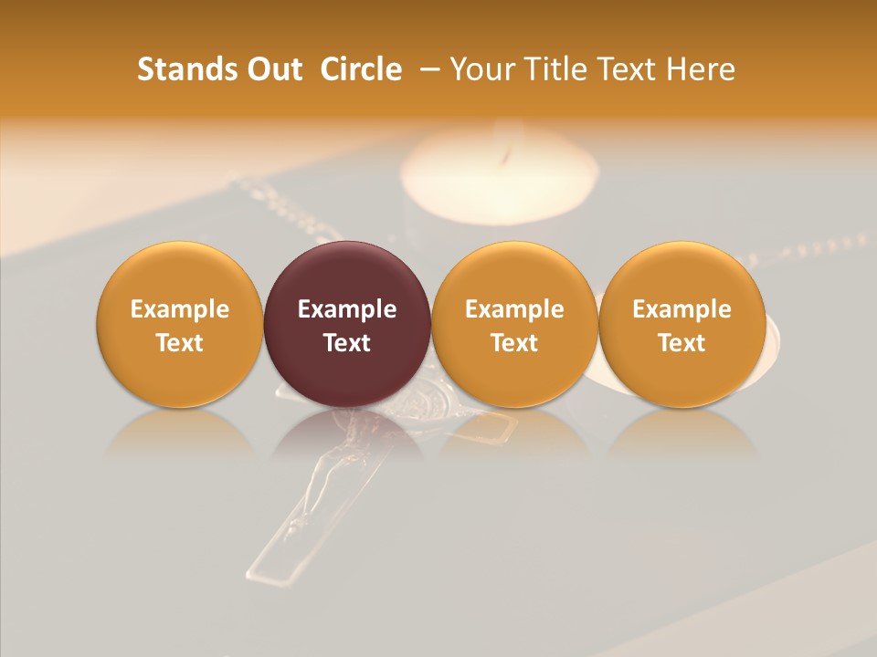 Book Believe Catholic PowerPoint Template