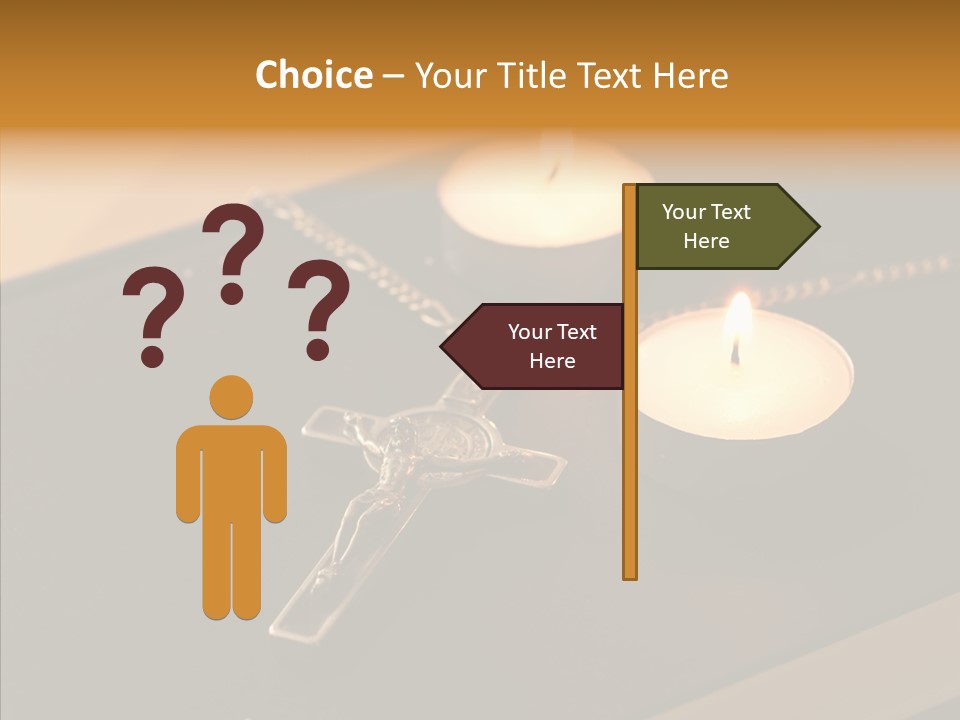 Book Believe Catholic PowerPoint Template