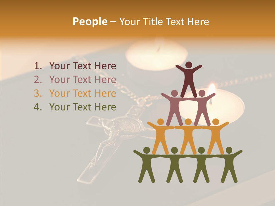 Book Believe Catholic PowerPoint Template