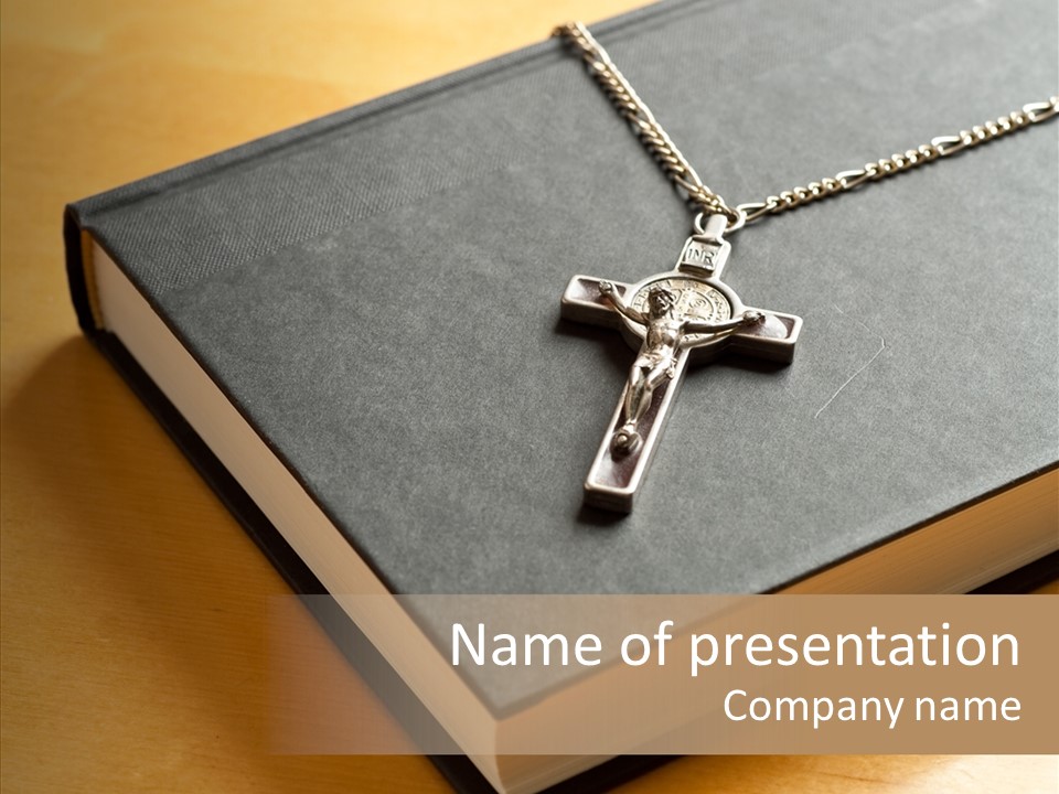Book Confession Faith PowerPoint Template