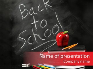 Pen School Classroom PowerPoint Template