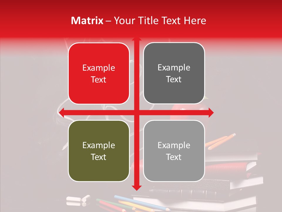 Pen School Classroom PowerPoint Template