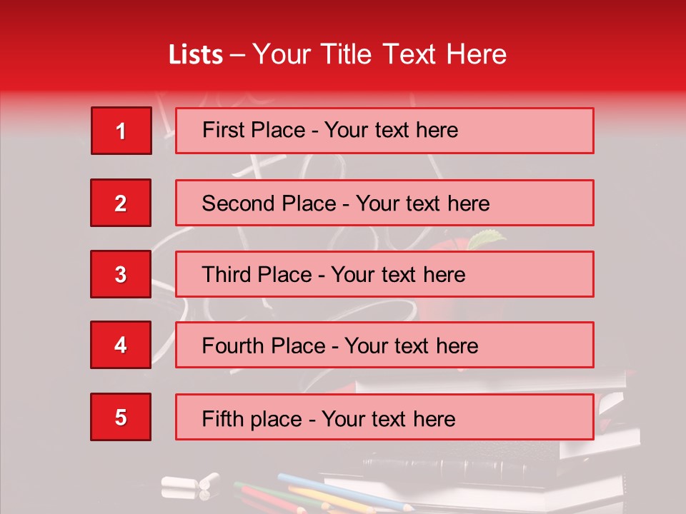 Pen School Classroom PowerPoint Template