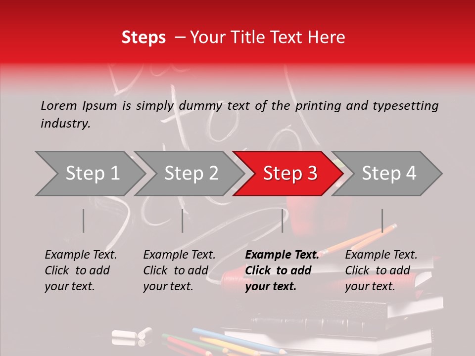 Pen School Classroom PowerPoint Template