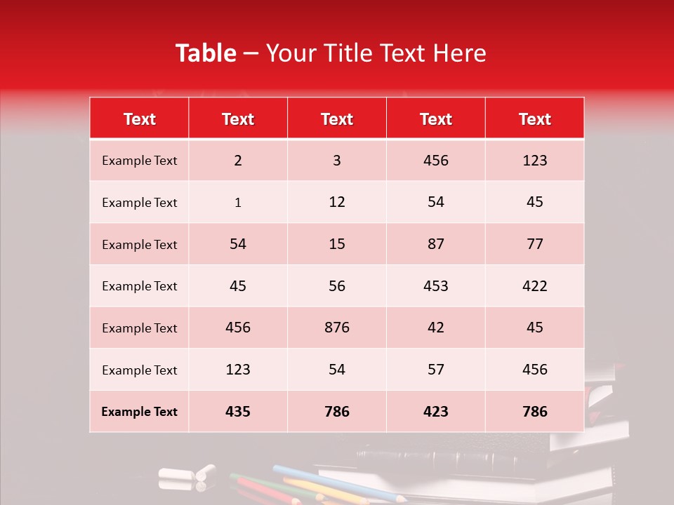 Pen School Classroom PowerPoint Template