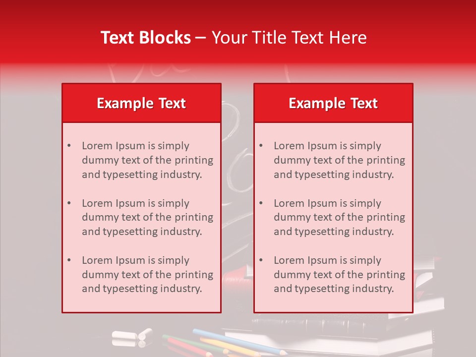 Pen School Classroom PowerPoint Template