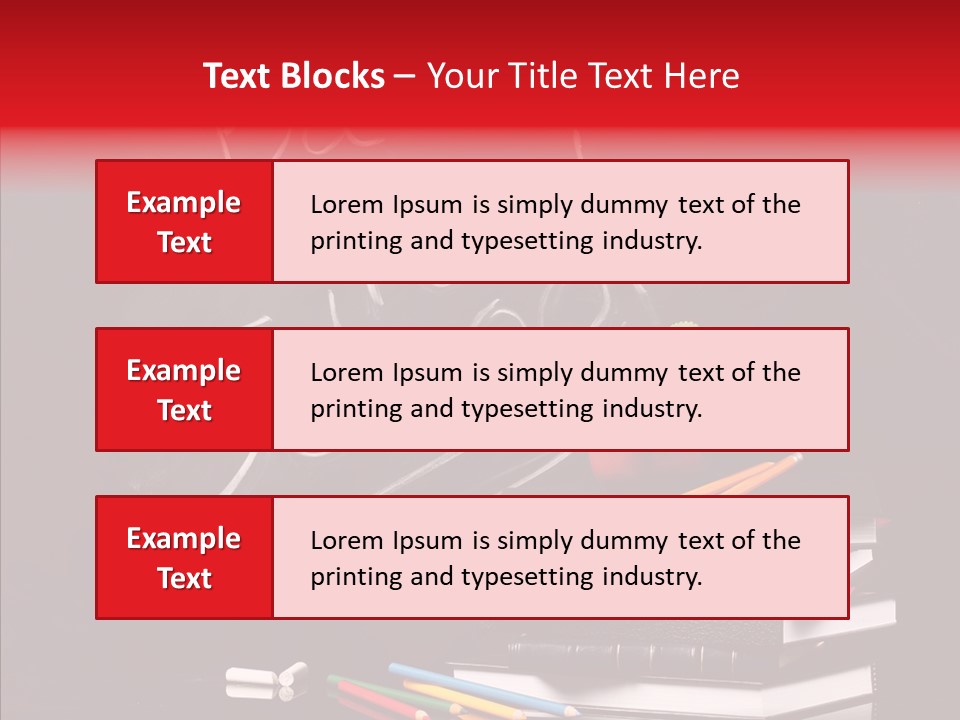 Pen School Classroom PowerPoint Template