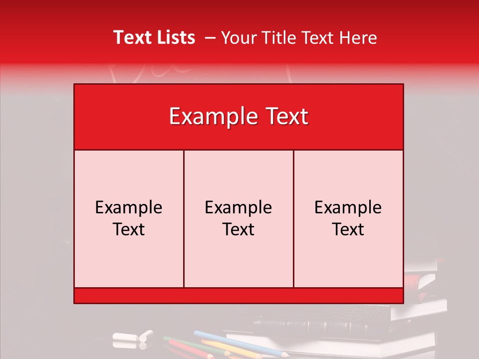 Pen School Classroom PowerPoint Template