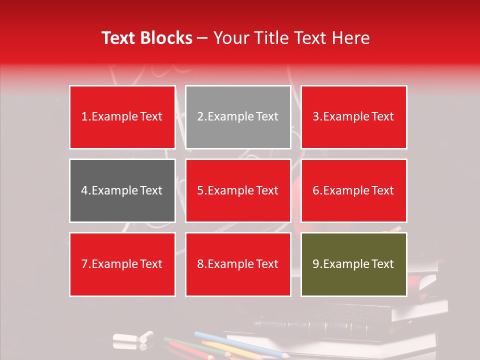 Pen School Classroom PowerPoint Template
