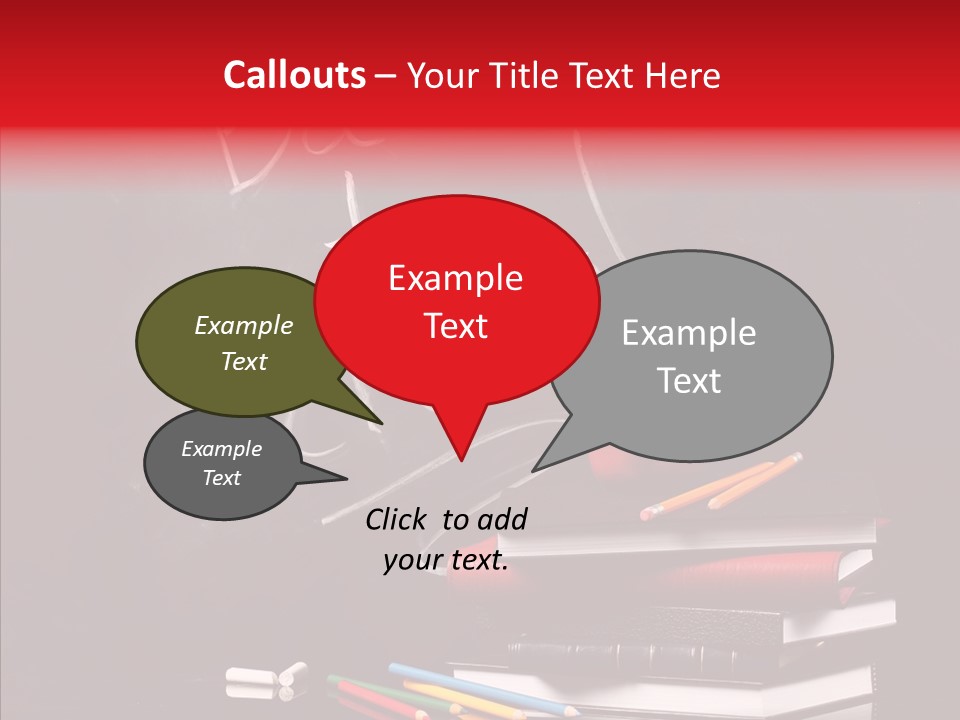 Pen School Classroom PowerPoint Template