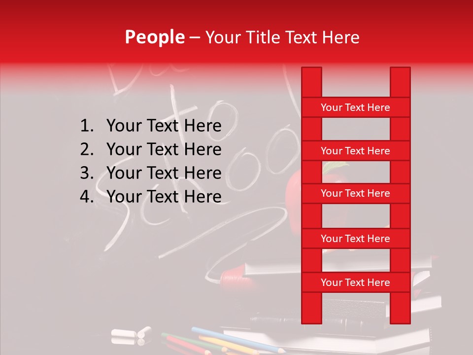 Pen School Classroom PowerPoint Template