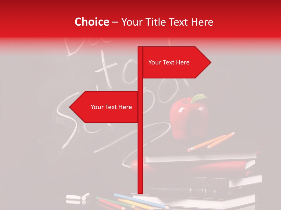 Pen School Classroom PowerPoint Template