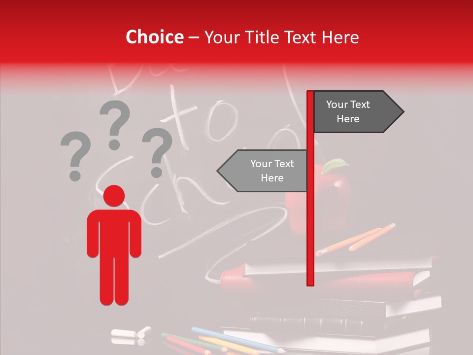 Pen School Classroom PowerPoint Template