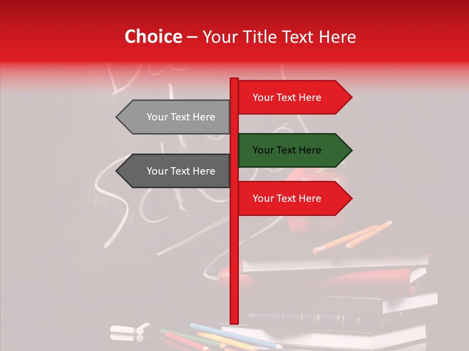 Pen School Classroom PowerPoint Template