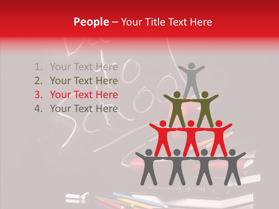 Pen School Classroom PowerPoint Template