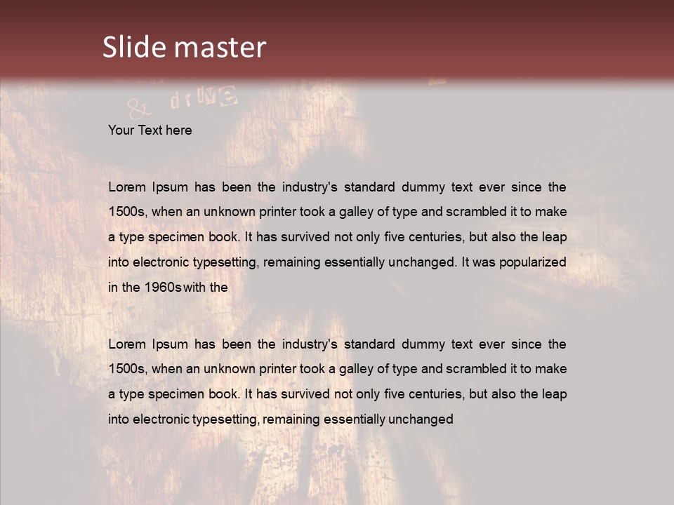 Frighten Clipped Cutout PowerPoint Template