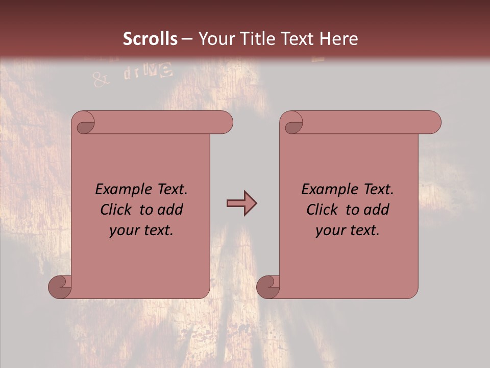Frighten Clipped Cutout PowerPoint Template
