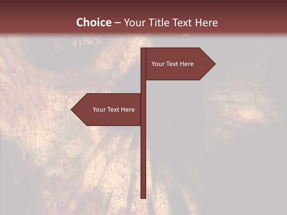 Frighten Clipped Cutout PowerPoint Template