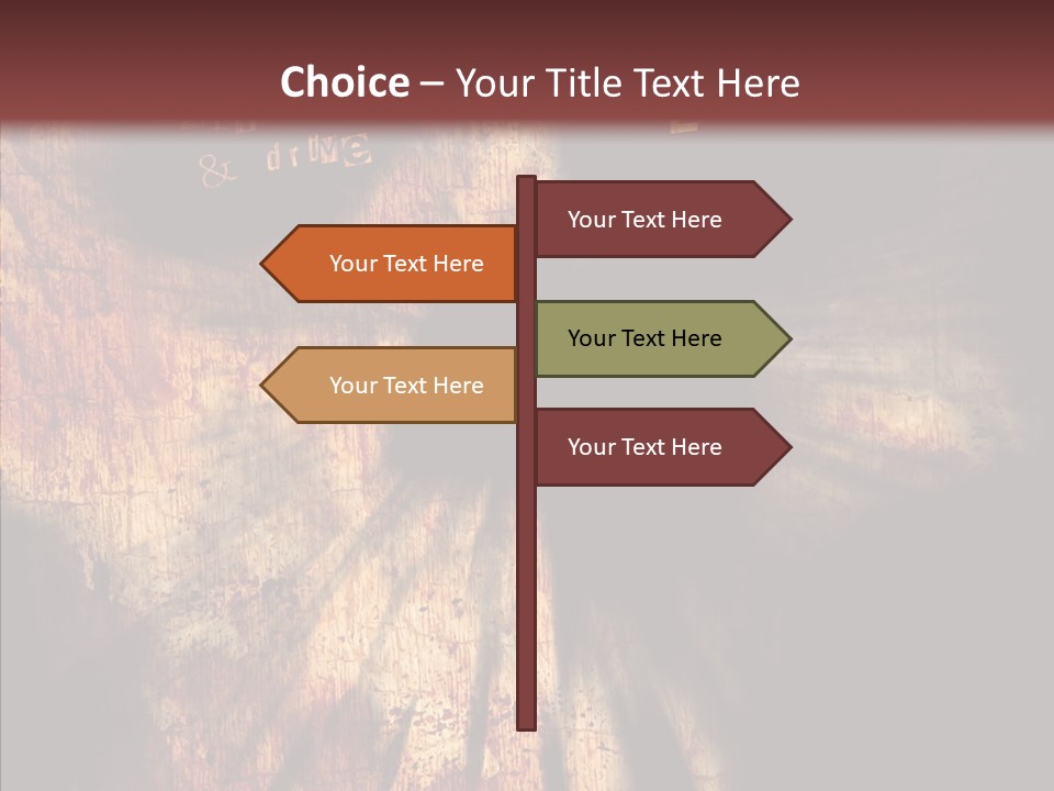 Frighten Clipped Cutout PowerPoint Template