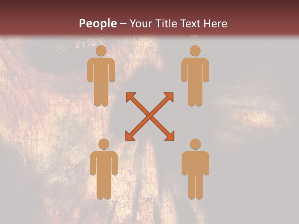 Frighten Clipped Cutout PowerPoint Template