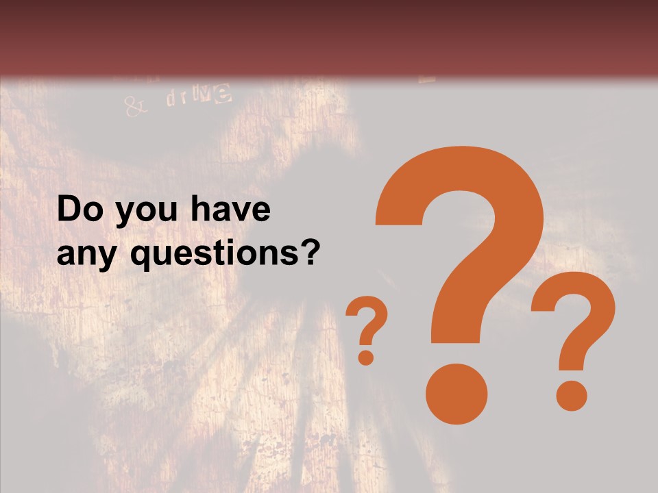 Frighten Clipped Cutout PowerPoint Template