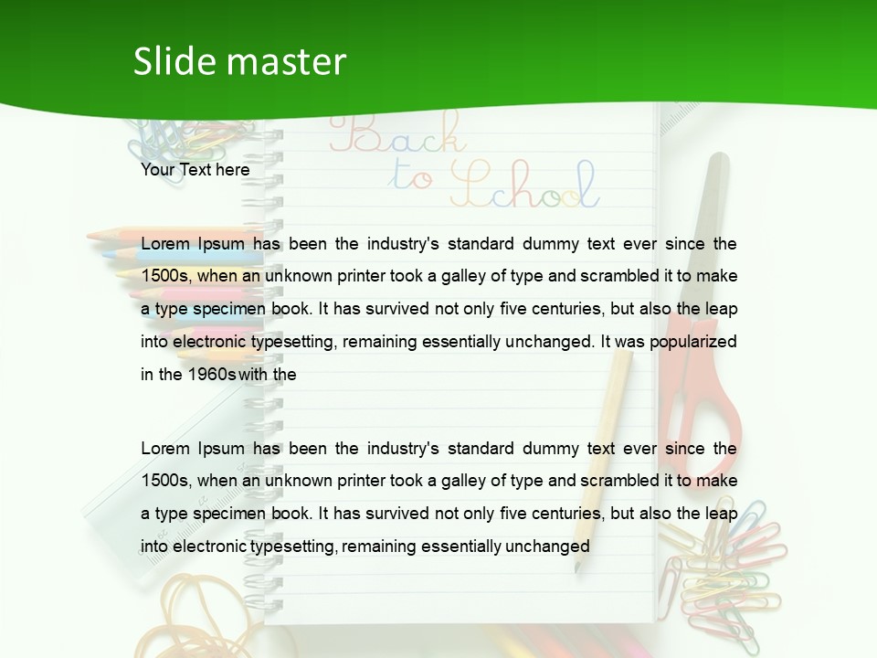 Back To School Document Book PowerPoint Template