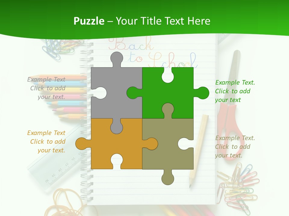 Back To School Document Book PowerPoint Template