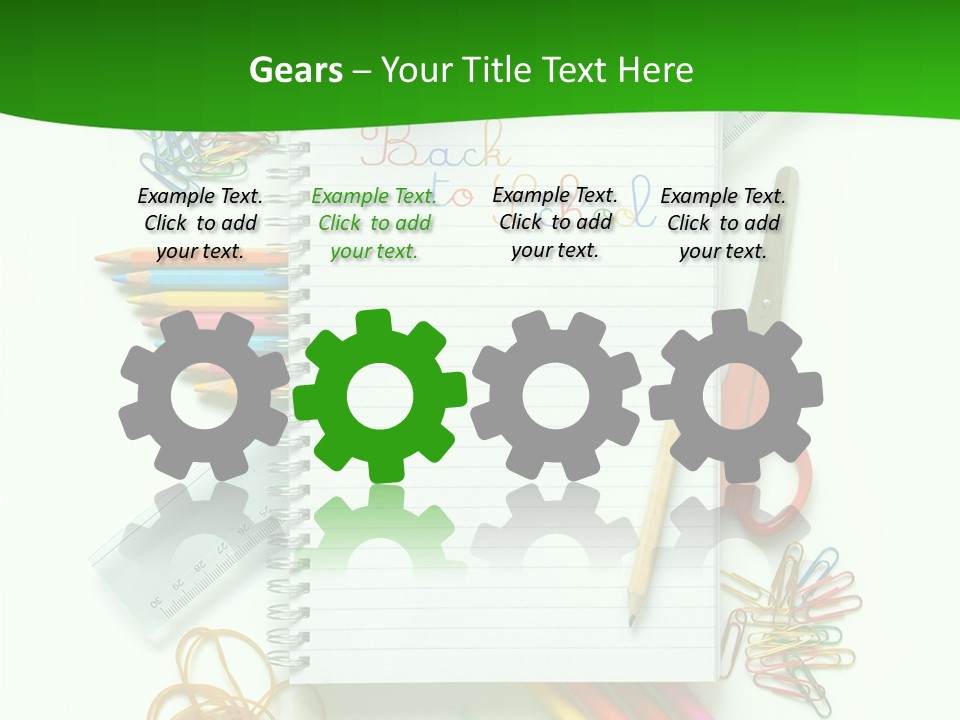 Back To School Document Book PowerPoint Template