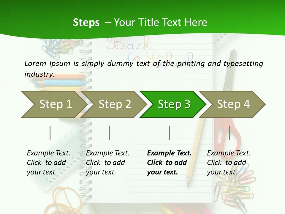 Back To School Document Book PowerPoint Template
