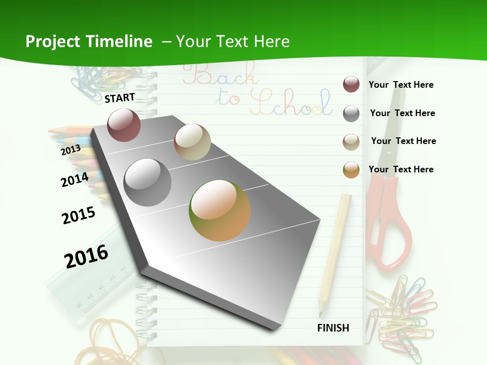 Back To School Document Book PowerPoint Template