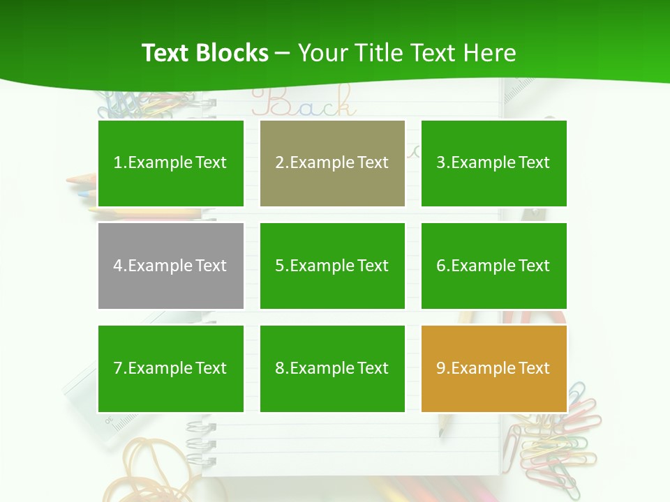 Back To School Document Book PowerPoint Template