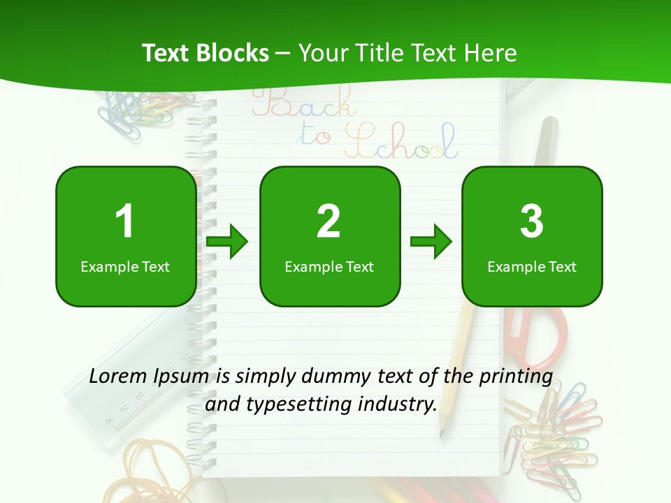 Back To School Document Book PowerPoint Template