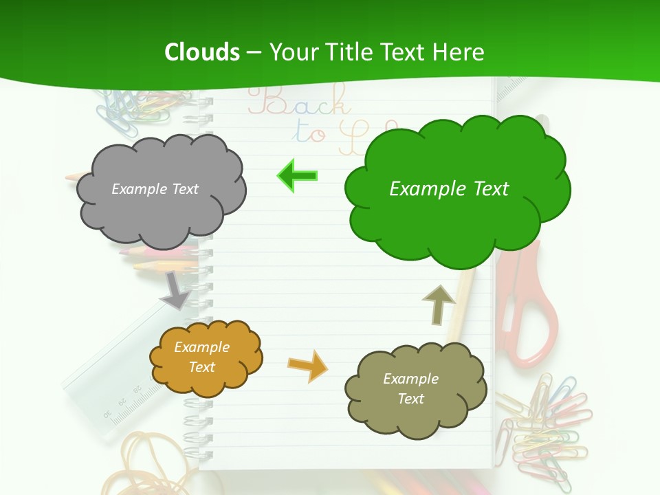 Back To School Document Book PowerPoint Template