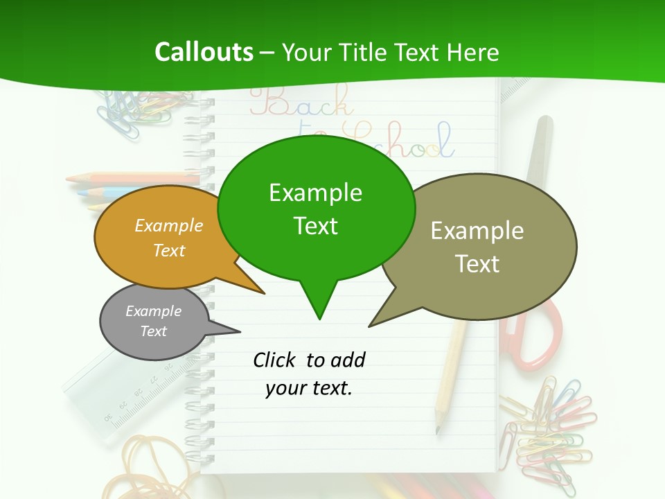 Back To School Document Book PowerPoint Template