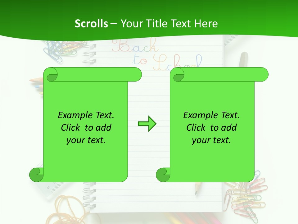 Back To School Document Book PowerPoint Template