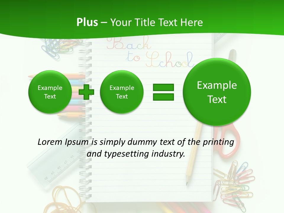 Back To School Document Book PowerPoint Template