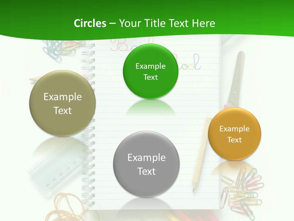 Back To School Document Book PowerPoint Template